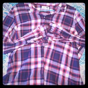 Old Navy Classic Plaid Top
